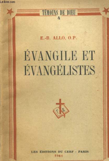 EVANGILE ET EVANGELISTES