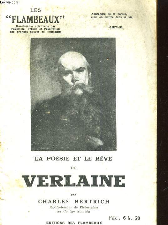 LA POESIE ET LE REVE DE VERLAINE