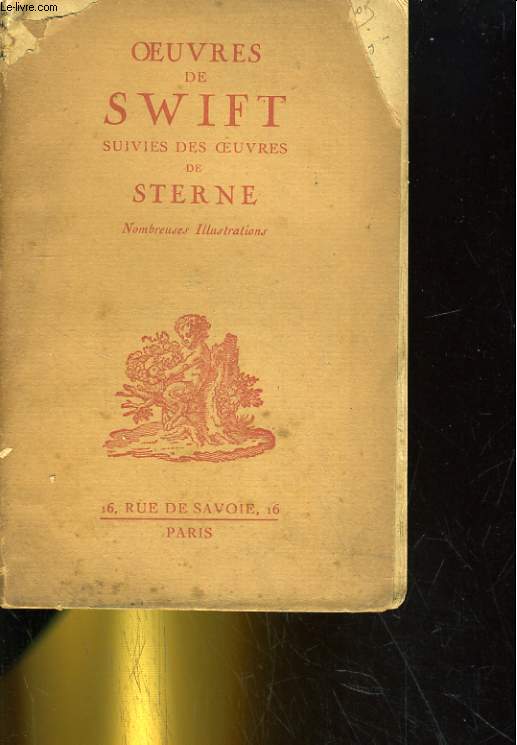 OEUVRES DE SWIFT SUIVIES DES OEUVRES DE STERNE