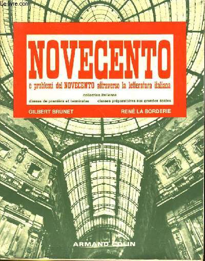 NOVECENTO E PROBLMEI DES NOVECENTO ATTRAVERSO LA LETTERATURA ITALIANA