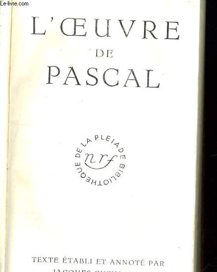 L'OEUVRE DE PASCAL