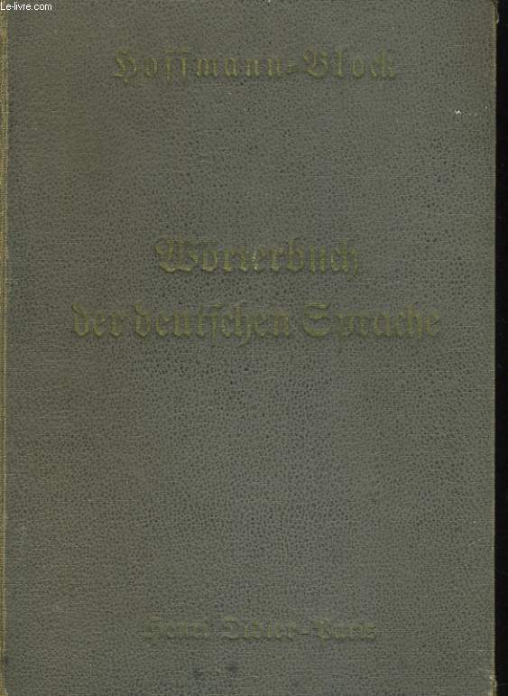 WORTERBUCH DER DEUTSCHEN SPRACHE