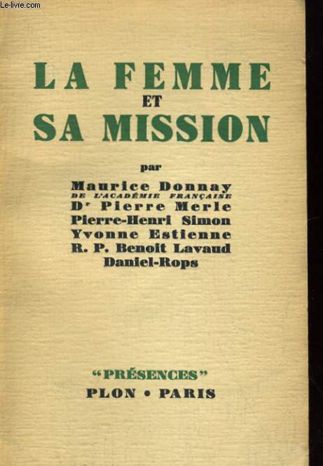 LA FEMME ET SA MISSION