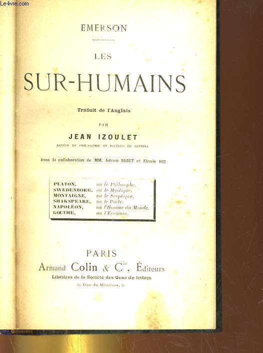 LES SUR-HUMAINS