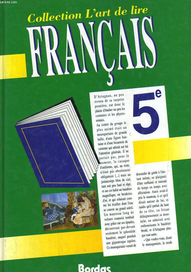 L'ART DE LIRE. FRANCAIS 5e