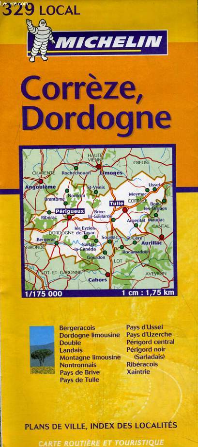 dordogne carte routière