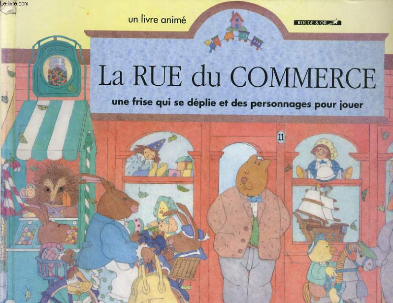 LA RUE DU COMMERCE, UNE FRISE QUI SE DEPLLIE ET DES PERSONNAGES POUR JOUER