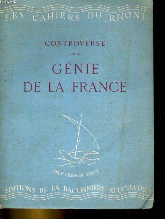 CONTROVERSE SUR LE GENIE DE LA FRANCE