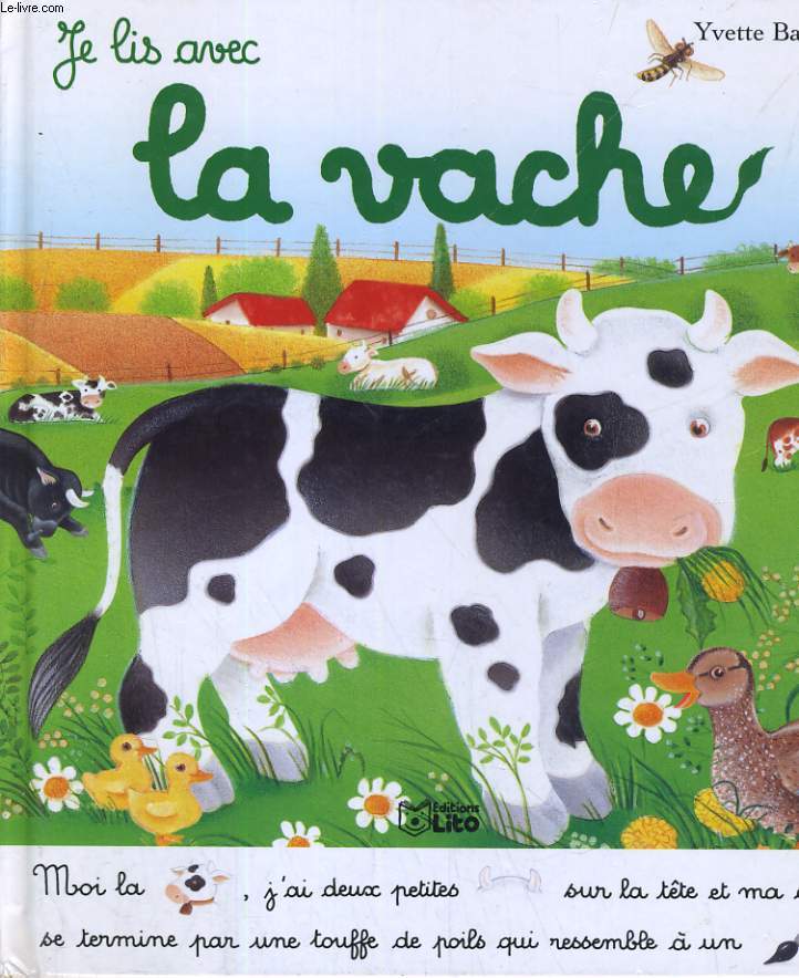 JE LIS AVEC LA VACHE