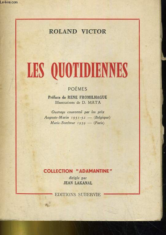 LES QUOTIDIENNES. POEMES