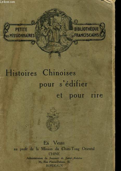 HISTOIRES CHINOISES POUR S'EDIFIER ET POUR RIRE