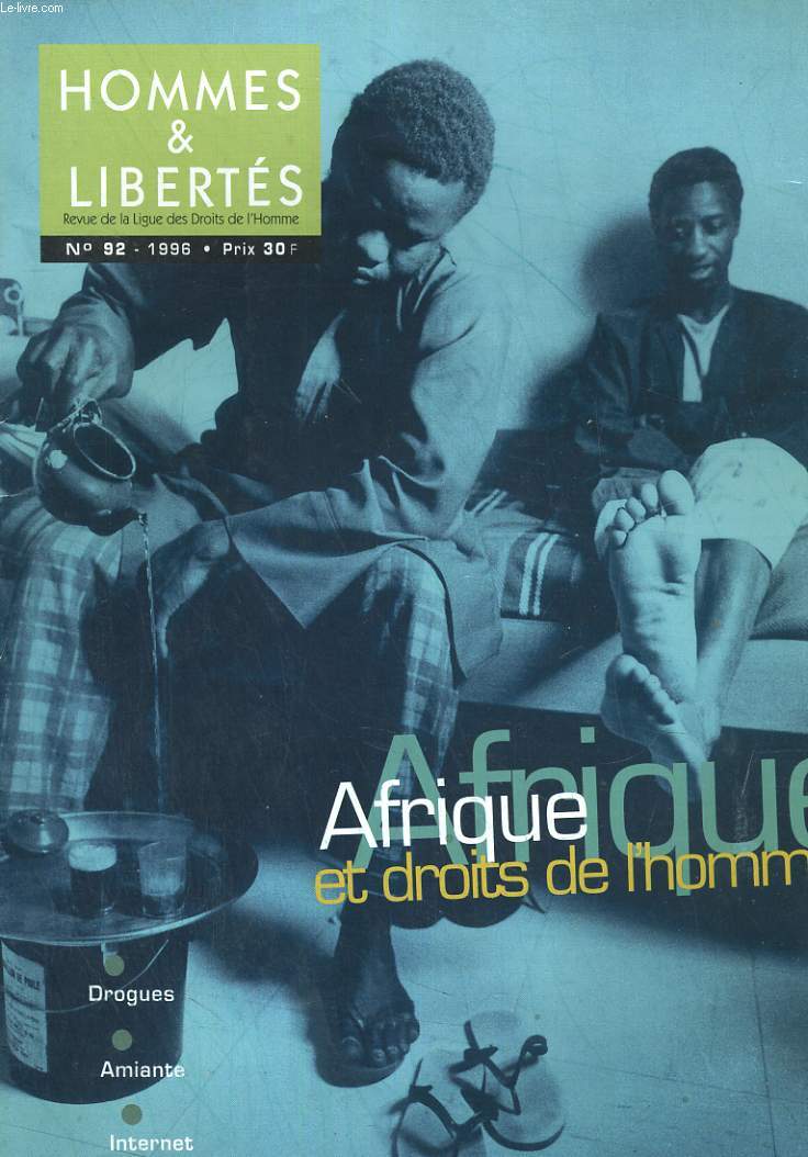 HOMMES & LIBERTES N92. AFRIQUE ET DROITS DE L'HOMME