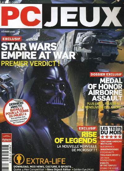 PC JEUX N°95. STAR WARS, EMPIRE AT WAR, MEDAL OF HONOR AIRBORNE ASSAULT... - ... - Afbeelding 1 van 1