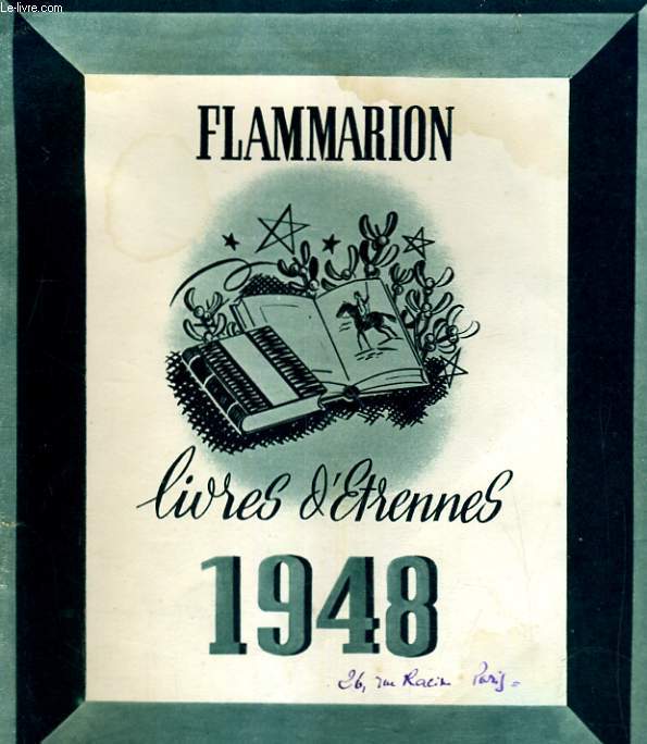 CATALOGUE FLAMMARION LIVRES D'ETRENNES 1948