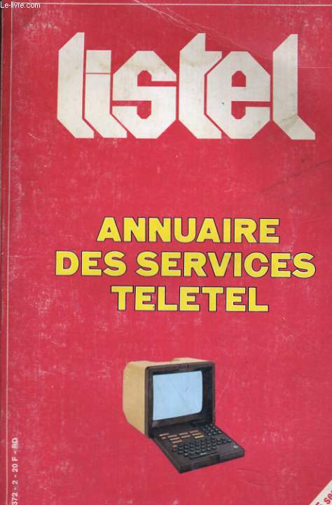 LISTEL. ANNUAIRE DES SERVICES TELETEL N2