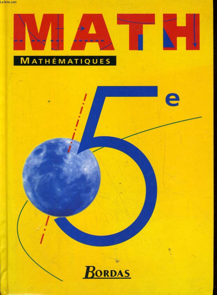 MATH, CYCLE CENTRAL DES COLLEGES 5E. PROGRAMME 1997