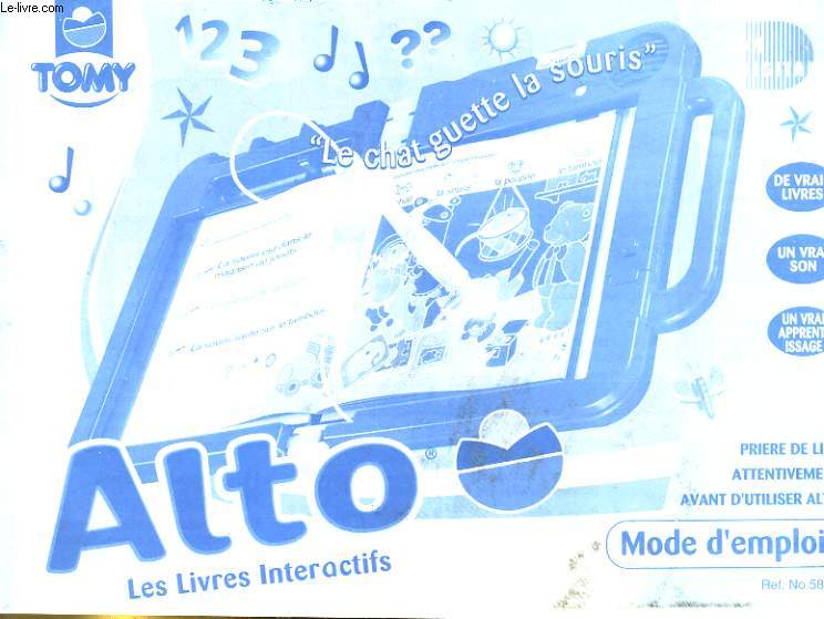 MODE D'EMPLOI DE ALTO, LES LIVRES INTERATIFS