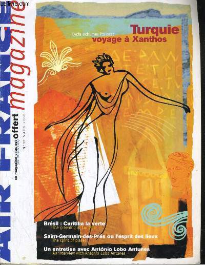 AIR FRANCE MAGAZINE N35. TURQUIE VOYAGE A XANTHOS...