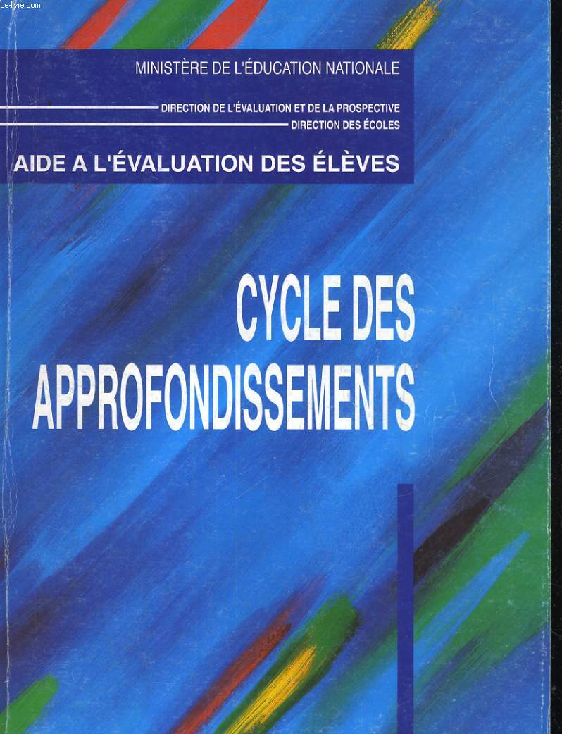 Cycle des Approfondissements EN 2 VOLUMES