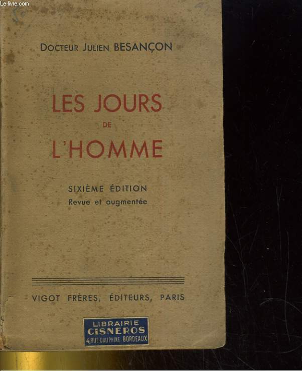 LES JOURS DE L'HOMME