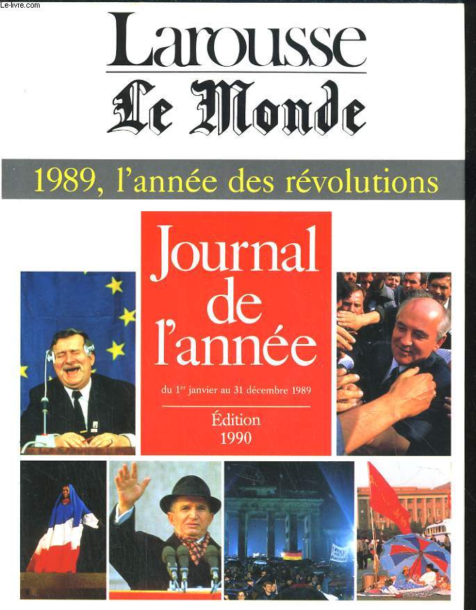 JOURNAL DE L'ANNEE 1990. DU 1er JANVIER AU 31 DECEMBRE 1989