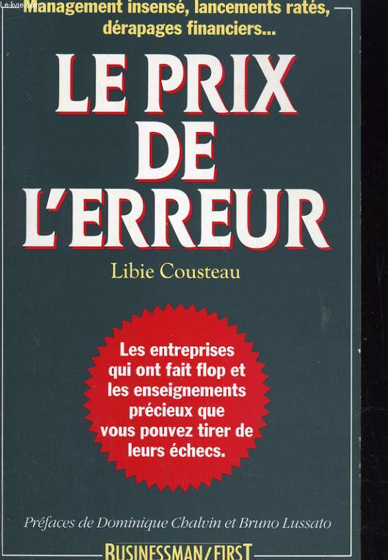 LE PRIX DE L'ERREUR