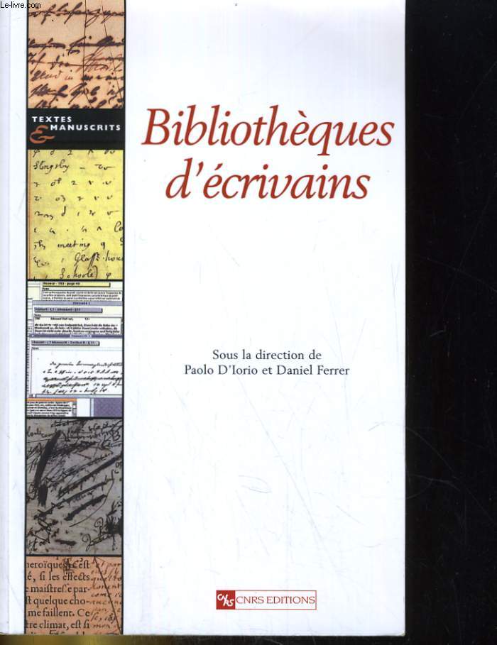 BIBLIOTHEQUES D'ECRIVAINS