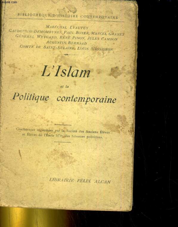 L'ISLAM ET LA POLITIQUE CONTEMPORAINE