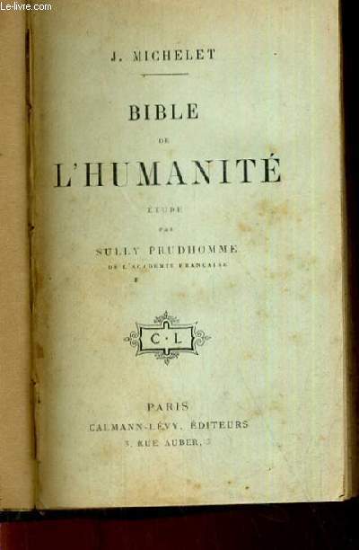 BIBLE DE L HUMANITE