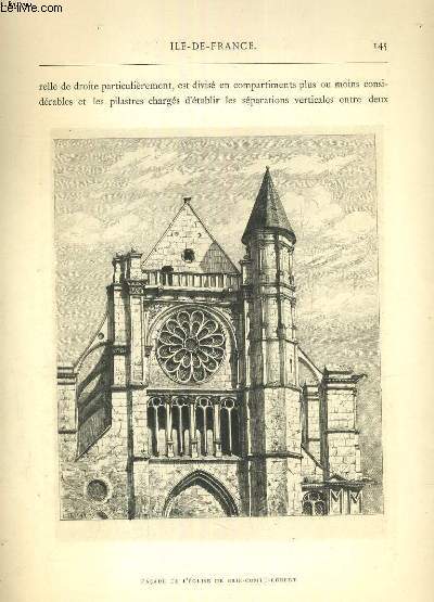 LA RENAISSANCE EN FRANCE. QUATRIEME LIVRAISON. LIVRAISON. LE-DE-FRANCE (SEINE-ET-MARNE) ILLUSTRATIONS SOUS LA DIRECTION DE EUGENE SADOUX. TITRE DES EAUX FORTES. 1.