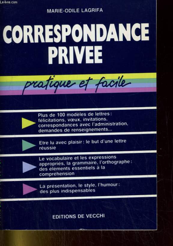 CORRESPONDANCE PRIVEE PRATIQUE ET FACILE