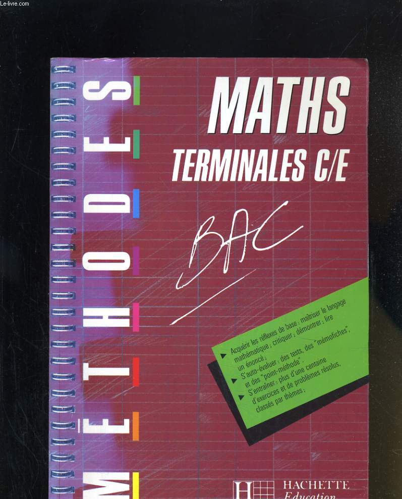 MATHS TERMINALES C/E
