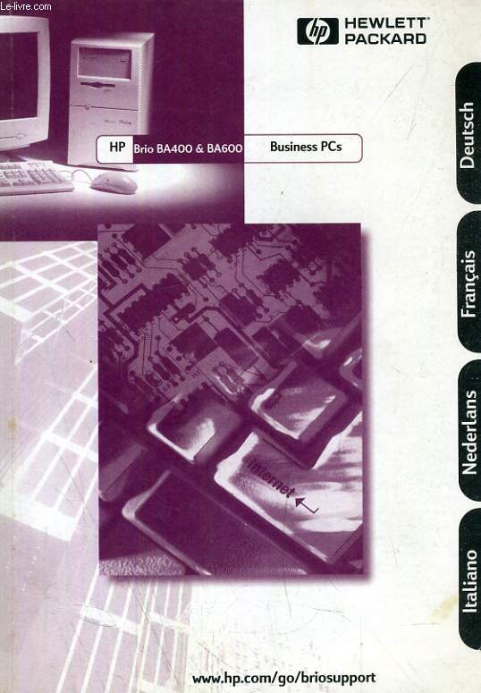 HP BRIO BA400 & BA600 HANDBOOK, BUSINESS PC