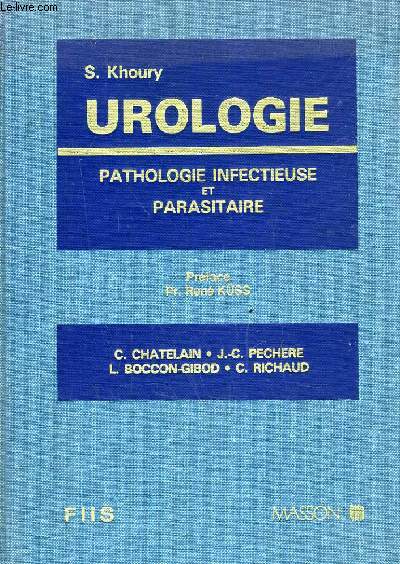 UROLOGIE, PATHOLOGIE INFECTIEUSE ET PARASITAIRE