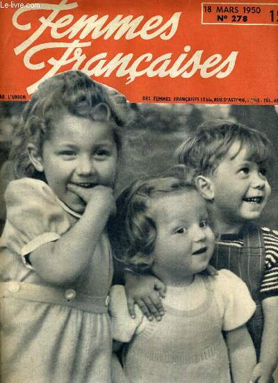 FEMMES FRANCAISES, N 278, MARS 1950