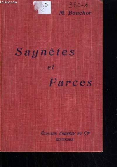 SAYNETES ET FARCES.