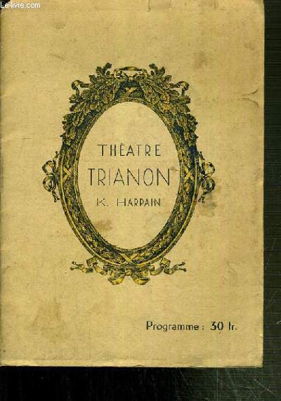 THEATRE TRIANON - SAISON 1948-1949.