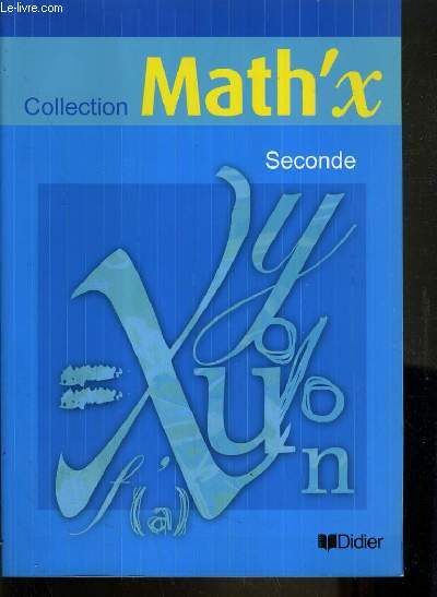 COLLECTION MATH' X- SECONDE.