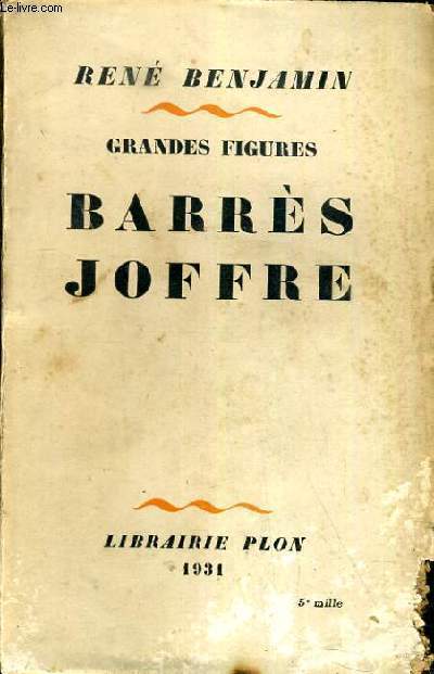 BARRES JOFFRE / COLLECTION FIGURES.