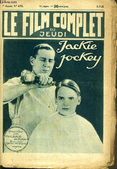 JACKIE JOCKEY - LE FILM COMPLET DU JEUDI - 7me ANNEE - N475.