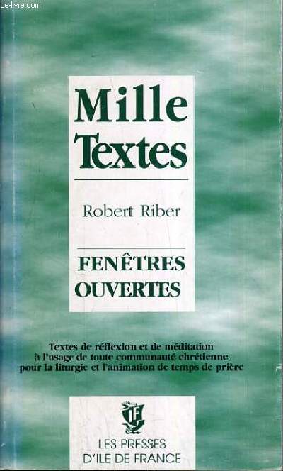 MILLE TEXTE - FENETRES OUVERTES.