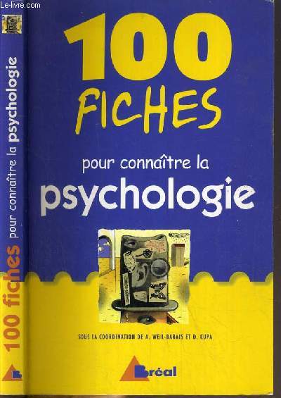 50 FICHES POUR CONNAITRE LA PSYCHOLOGIE - 1er ET 2nd CYCLES UNIVERSITAIRES - FORMATIONS PARAMEDICALES.