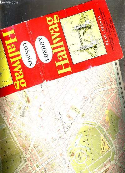 LONDON HALLWAG - PLAN DE LONDRE