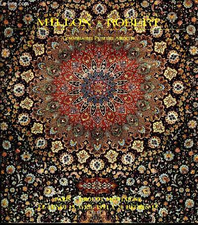 CATALOGUE DE VENTE AUX ENCHERES - DROUOT RICHELIEU - EXCEPTIONNELS TAPIS D'ORIENT - 15 AVRIL 1991.