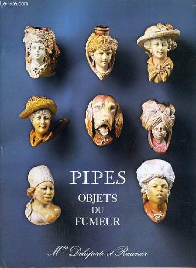 CATALOGUE DE VENTE AU ENCHERE - NOUVEAU DROUOT - PIPES - OBJETS DU FUMEUR - SALLE 11 - 25 AVRIL 1983.