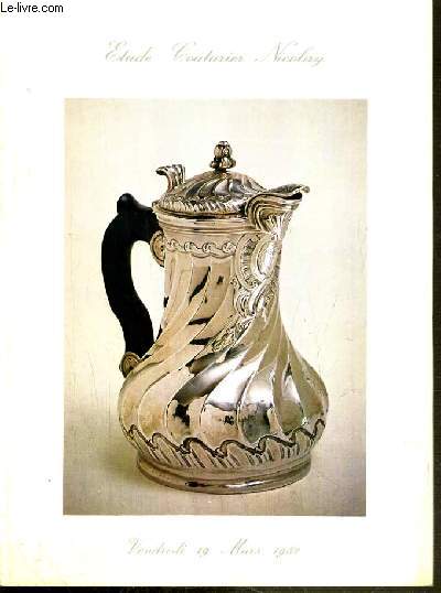 CATALOGUE DE VENTE AUX ENCHERES - NOUVEAU DROUOT - BIJOUX - OBJETS DE VITRINE - SOUVENIRS HISTORIQUES - SALLE 2 - 19 MARS 1982.