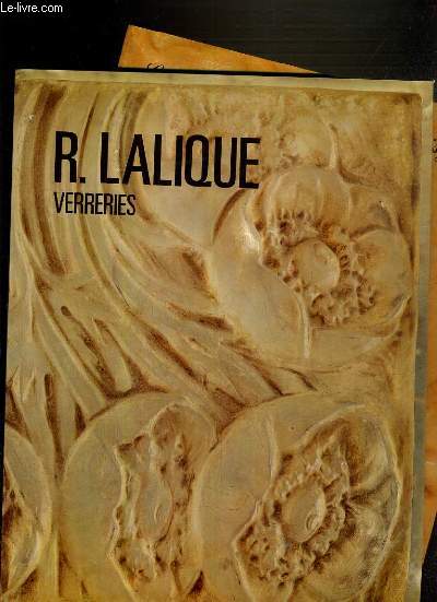 LOT DE 2 CATALOGUES DE VENTE AUX ENCHERES - DROUOT RICHELIEU - R. LALIQUE - VERRERIES - 27 MARS 1990 et 4 AVRIL 1991.