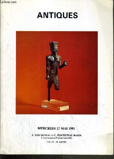 CATALOGUE DE VENTE AUX ENCHERES - NOUVEAU DROUOT - ARCHEOLOGIE - EGYPTE - PERSE - GRECE ET ROME - TIMBRES POSTE FRANCE & ETRANGER - SALLE 8 - 27 MAI 1981.