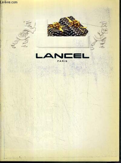 CATALOGUE - LANCEL - TARIF MAGAZINE NOEL 1985.