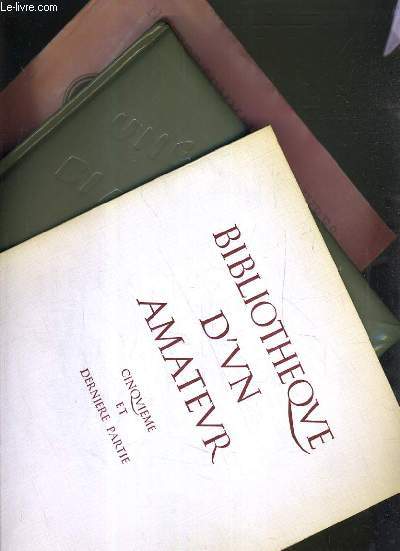 LOT DE 3 CATALOGUES - DROUOT - BIBLIOTHEQUE D'UN AMATEUR - LIVRES ANCIENS - ROMANTIQUES ET MODERNES / COUTURIER/NICOLAY-12 OCT 1978, LOUDMER GUY-20 OCT. 1990, BOISGIRARD-19 DEC.1988.